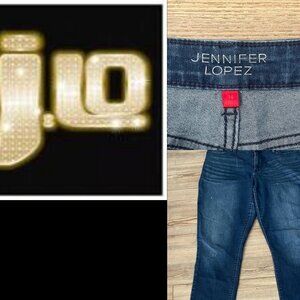 Jennifer Lopez Women's Dark Blue Skinny Jeans